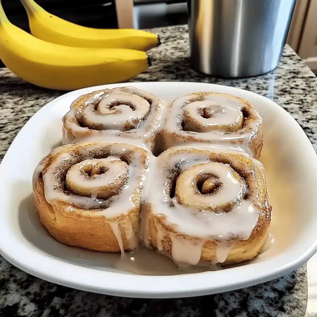 Banana Bread Cinnamon Rolls