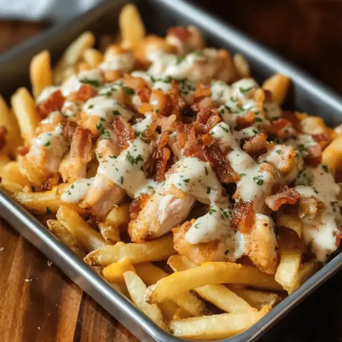 Chicken Bacon Ranch Fries