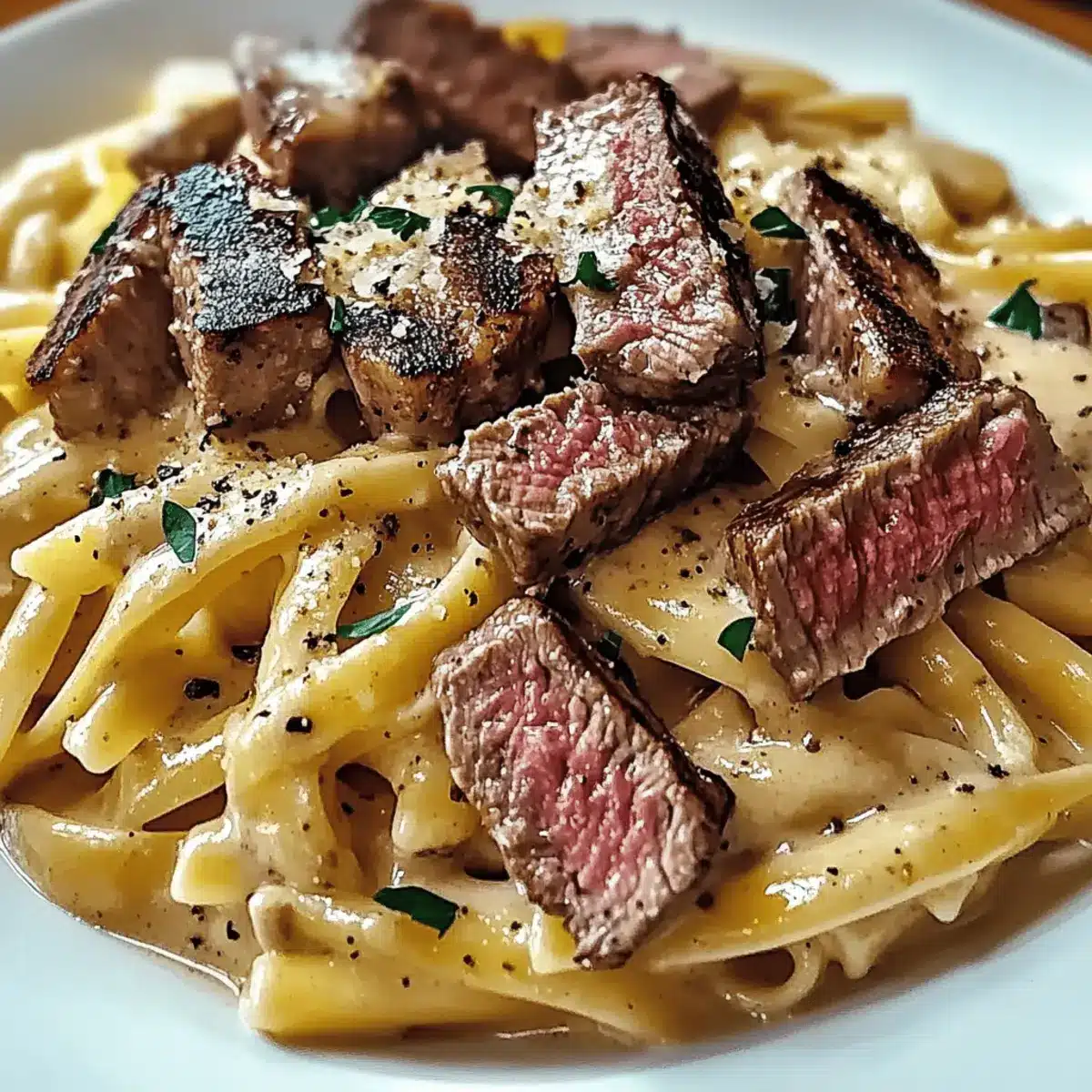 Creamy Steak Pasta Recipe