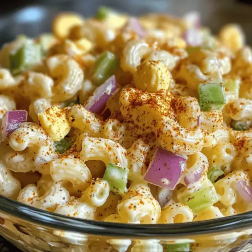 Deviled Egg Macaroni Salad