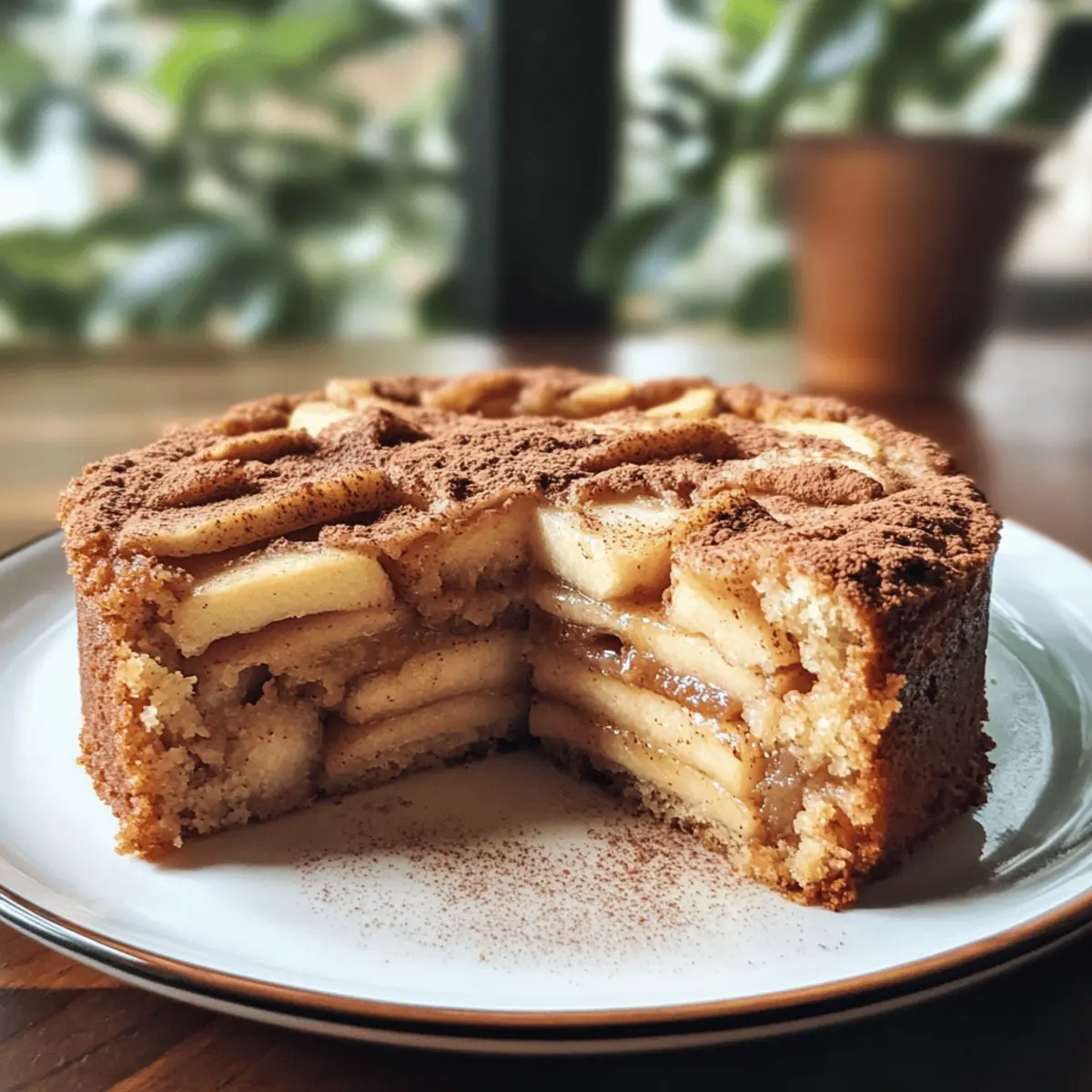 Easy Cinnamon Apple Cake