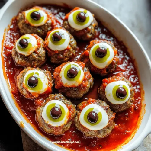 Eyeball Meatballs Recipe