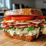 Italian Grinder Salad Sandwich