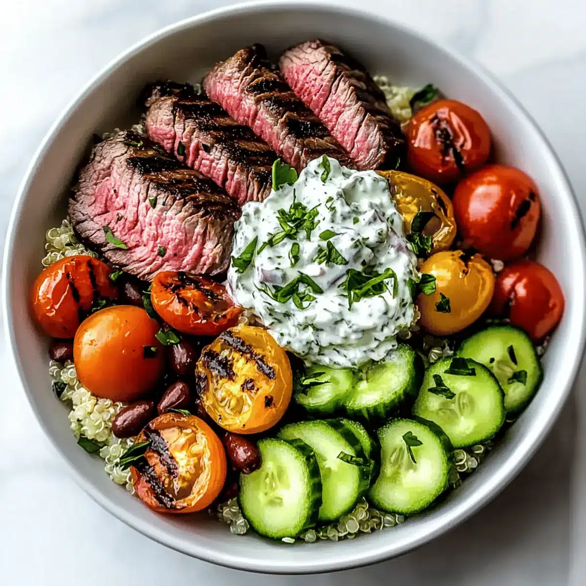 Mediterranean Steak Bowl