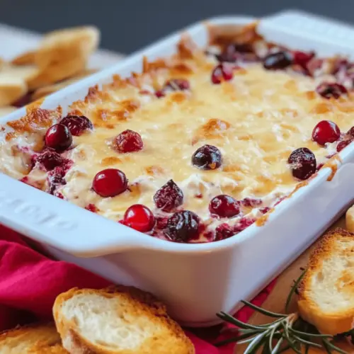 Baked Cranberry Cream Cheese Dip