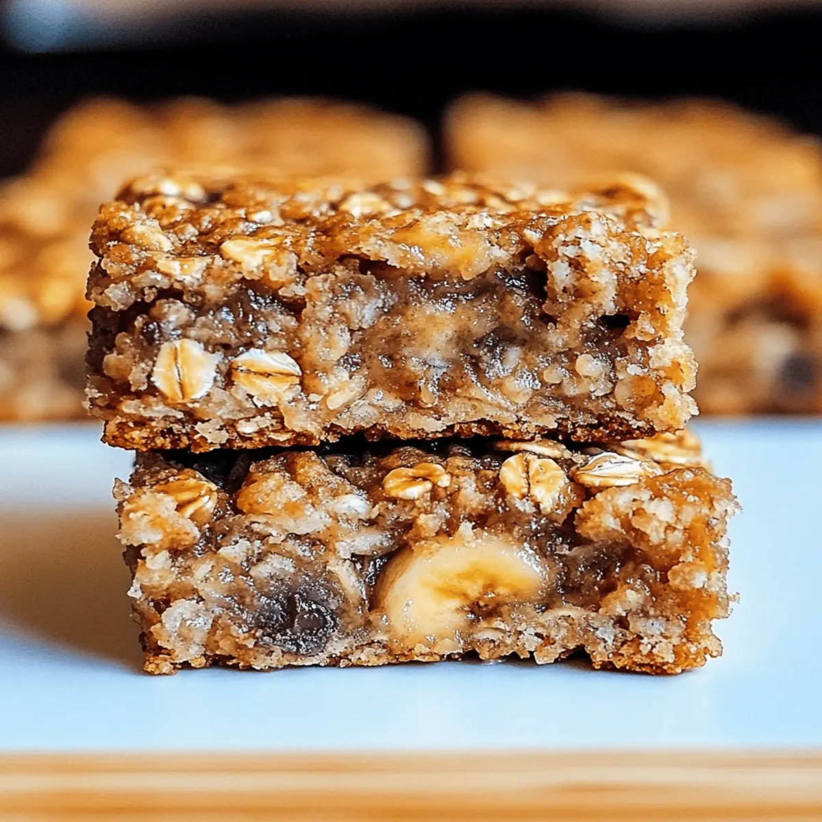 Banana Oatmeal Bars