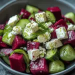 Beet Salad with Feta and Cucumbers