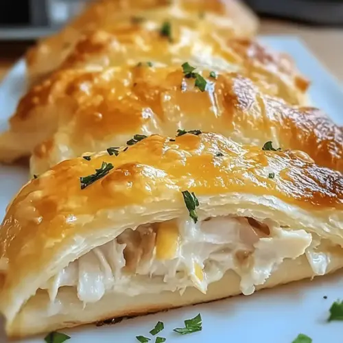 Cheesy Chicken Crescent Rolls