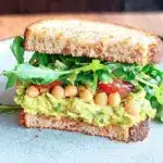 Chickpea Avocado Sandwich