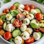 Cucumber Caprese Salad