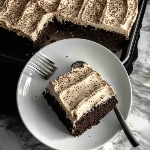 Dark Chocolate Espresso Cake with Brown Butter Frosting