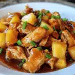 Easy Crockpot Pineapple BBQ Chicken