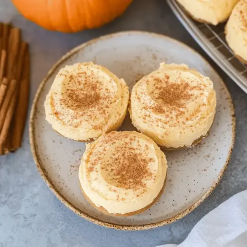 Healthy Pumpkin Cheesecakes