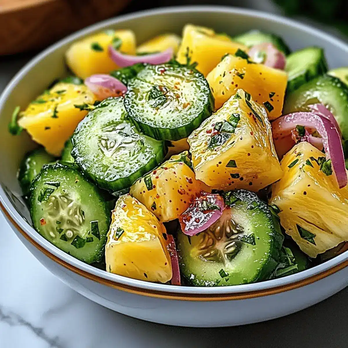 Pineapple Cucumber Salad