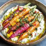 Roasted Carrots with Whipped Ricotta & Hot Honey