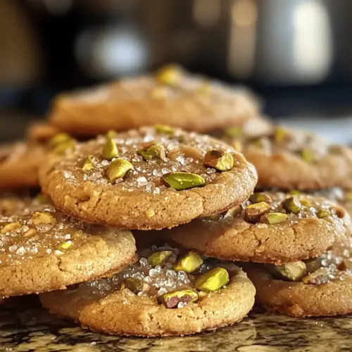 Salted Honey Pistachio Cookies