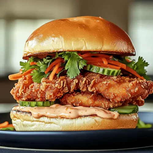 Thai Fried Chicken Sandwich Recipe