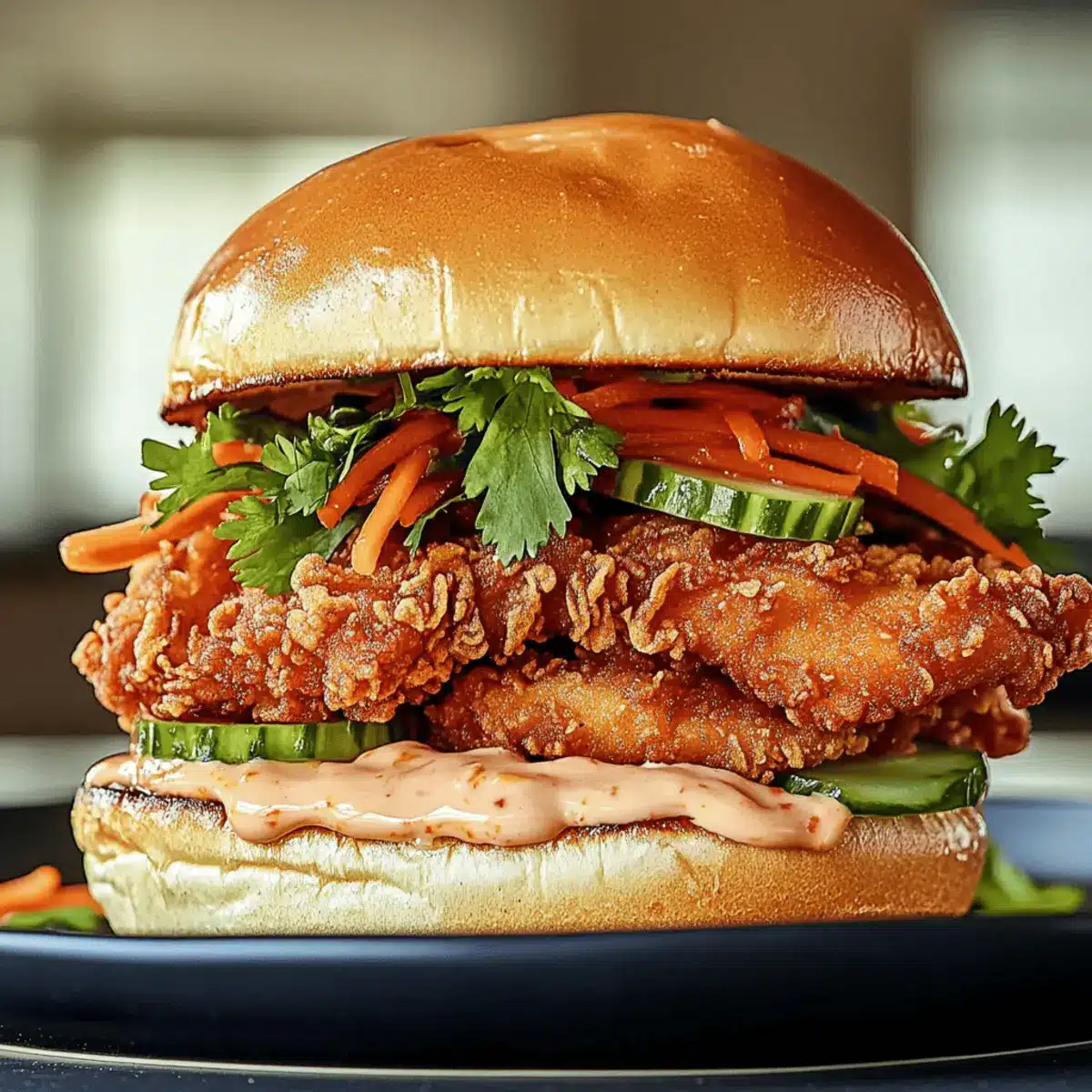 Thai Fried Chicken Sandwich Recipe