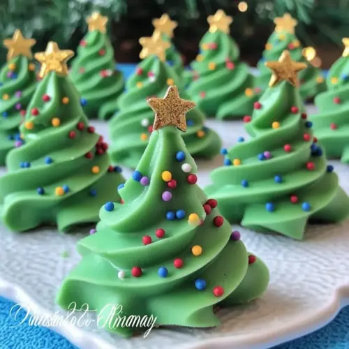 Fudge Christmas Trees