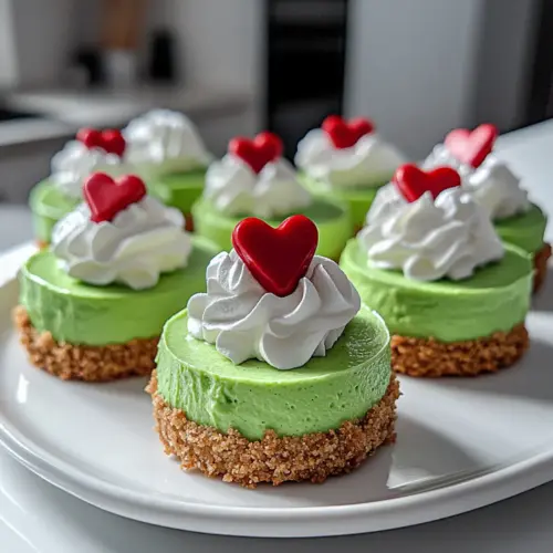 Grinch Mini Cheesecake