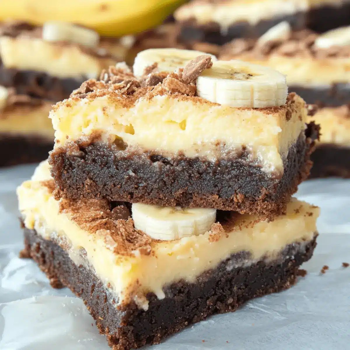Banana Pudding Brownies