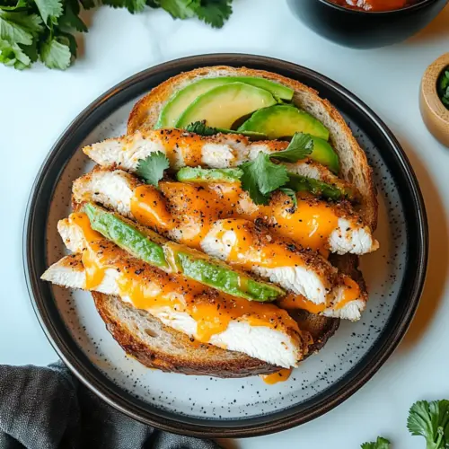 Chicken Avocado Melt Sandwich