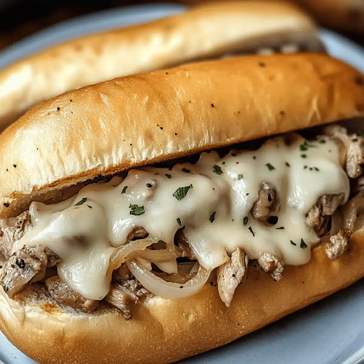 Chicken Cheese Steak Sandwiches