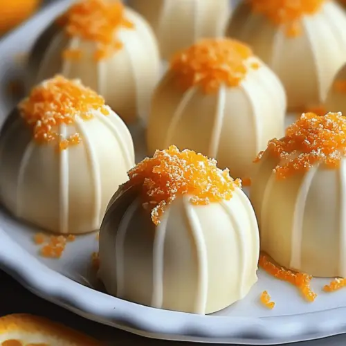 Creamsicle Truffles