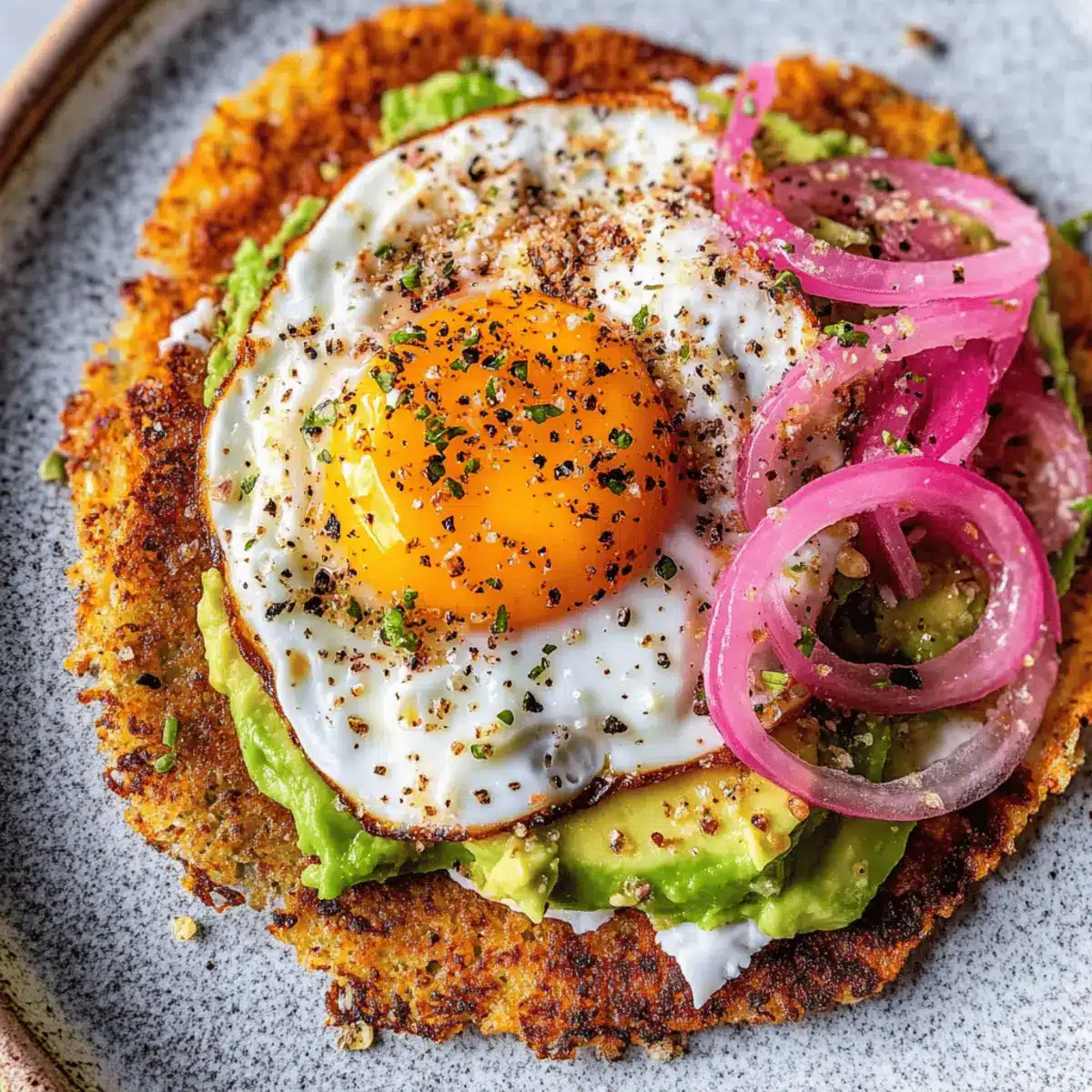 Crispy Feta Fried Eggs