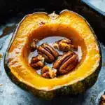 Maple Pecan Roasted Acorn Squash