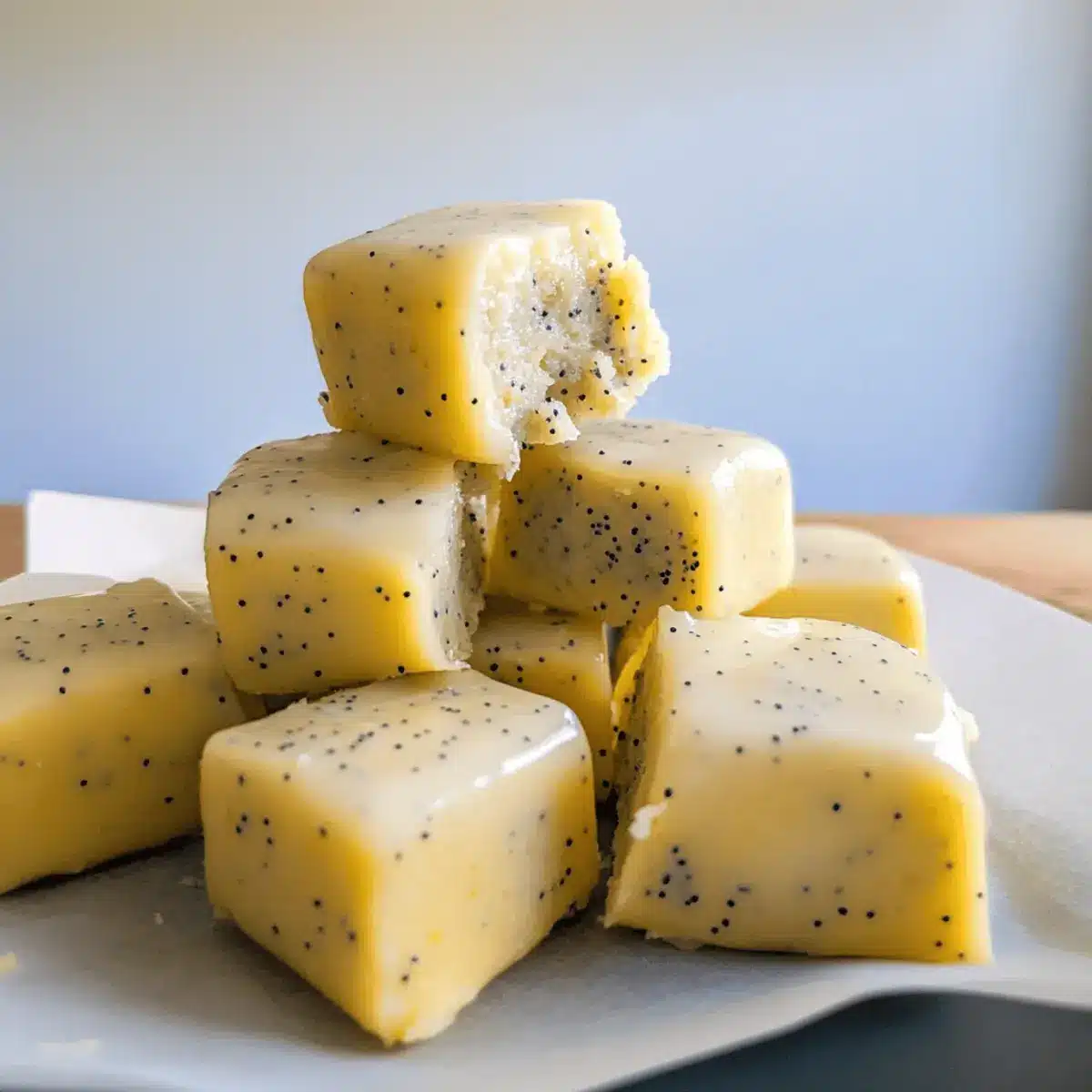 No-bake Lemon Poppy Seed