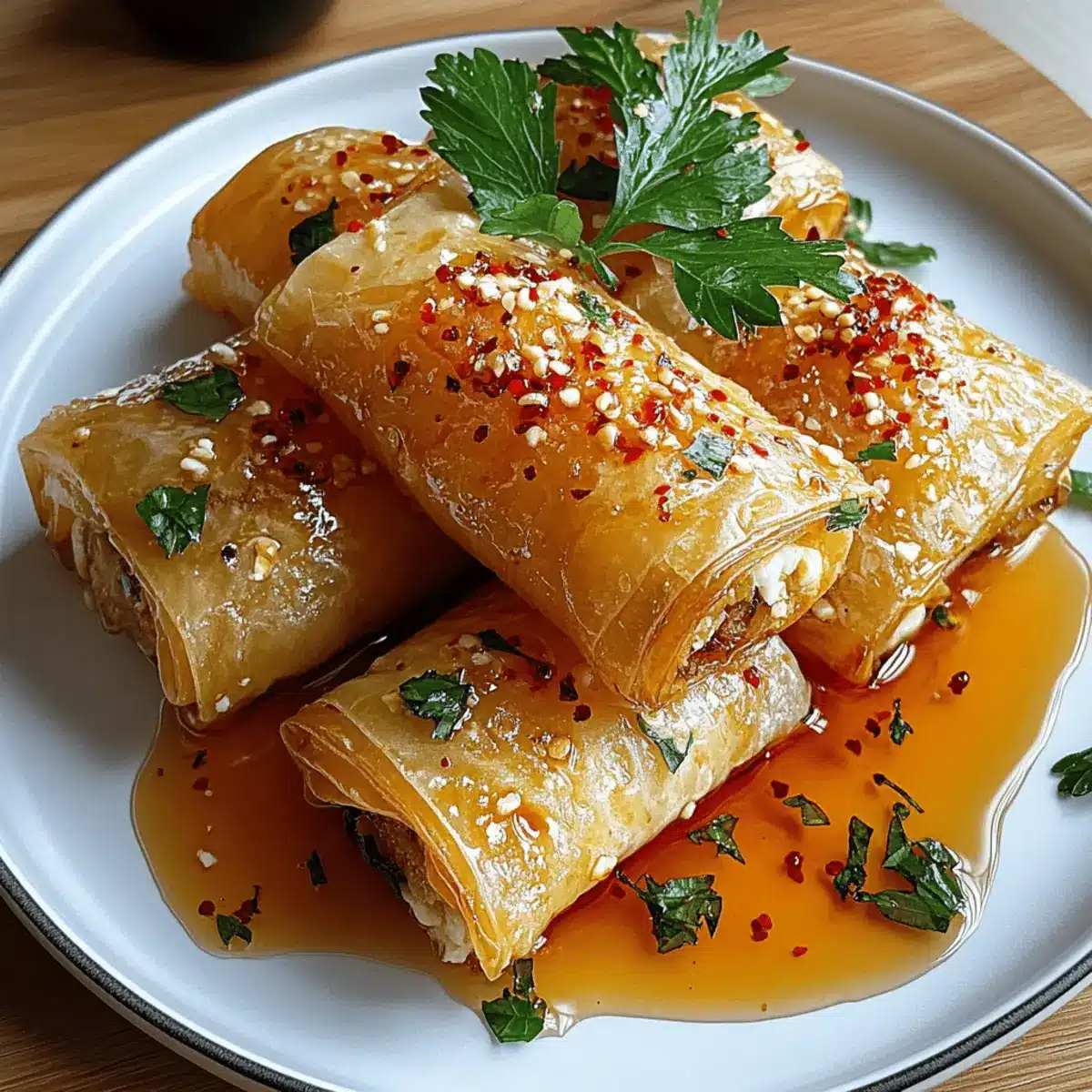 Oven Fried Feta Rolls