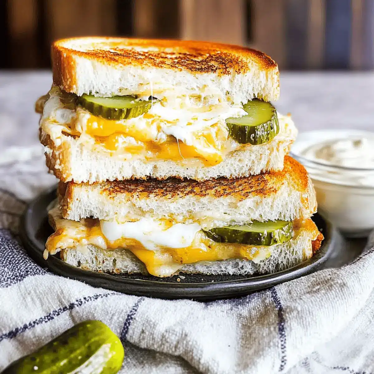 Pickle Grilled Cheese Sandwich