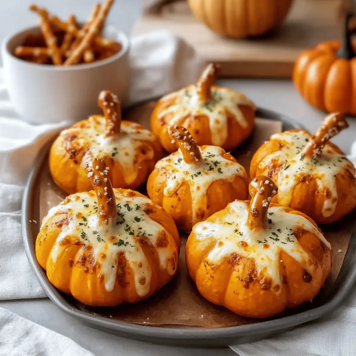 Pizza-Stuffed Pumpkins