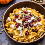 Pumpkin Goat Cheese Risotto
