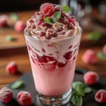 Vanilla Raspberry Iced Latte