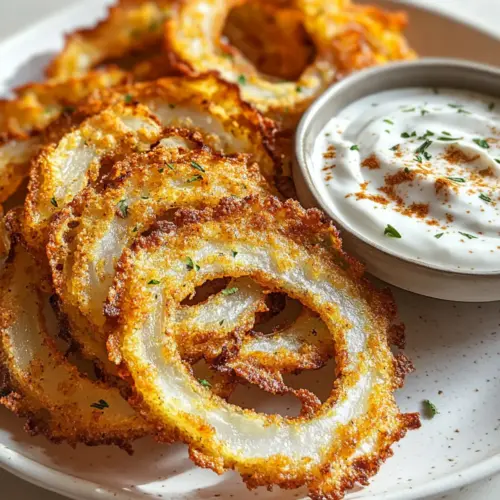 Crispy Onion Rings Chips Recipe