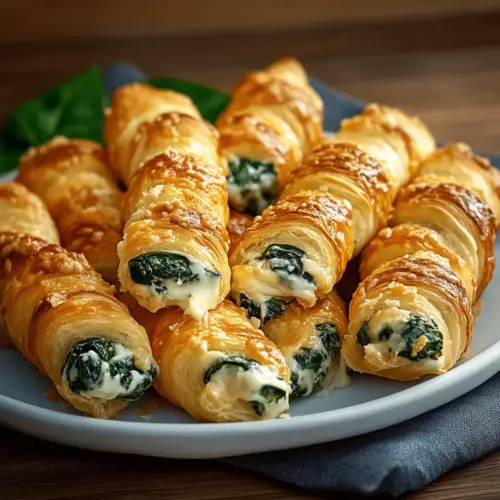 Parmesan and Spinach Cheese Twists