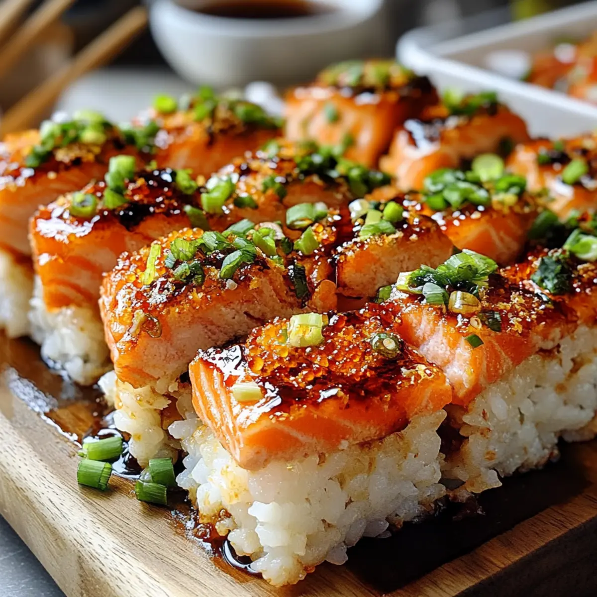 Spicy Salmon Sushi Bake Recipe