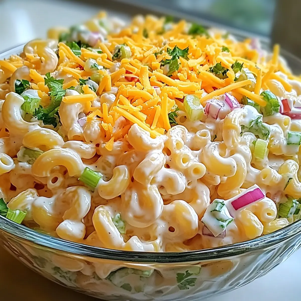 Savory Guy Fieri Macaroni Salad
