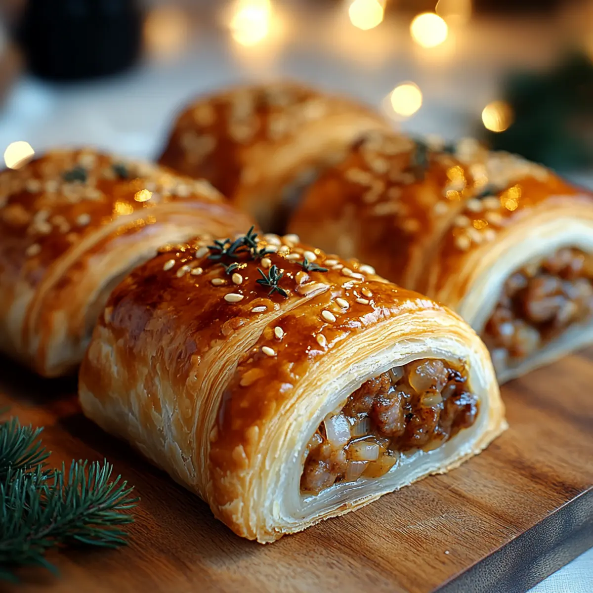 Christmas Sausage Rolls