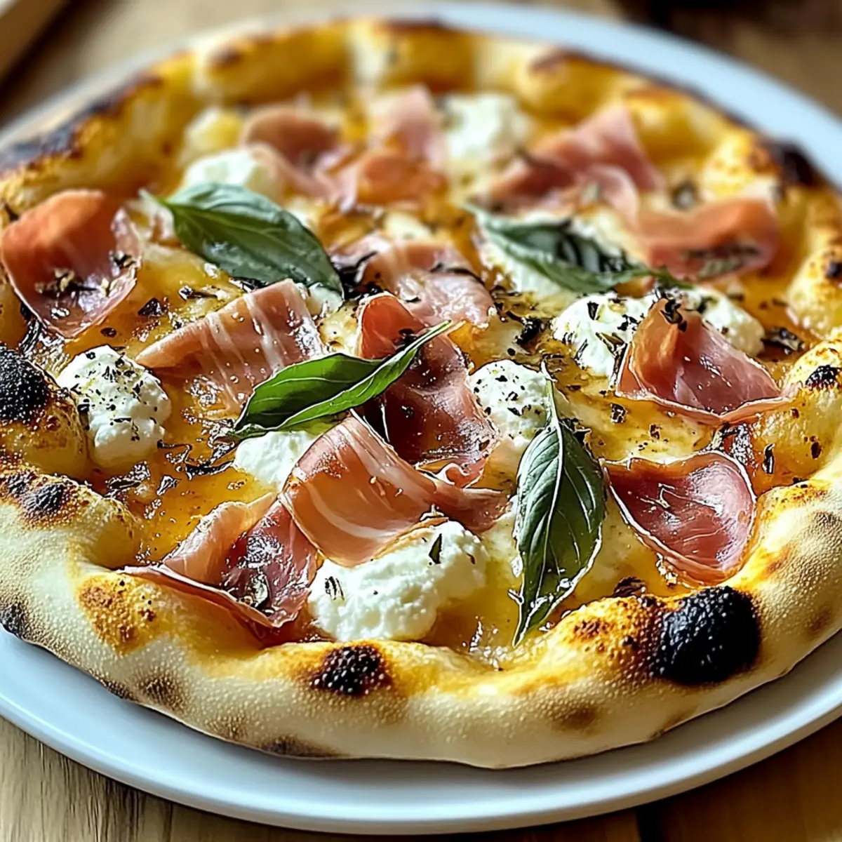 White Pizza with Prosciutto