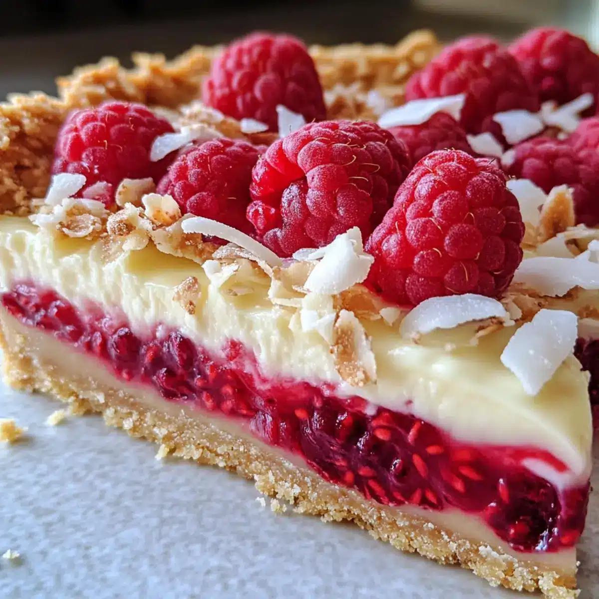 White White Chocolate Raspberry Tart