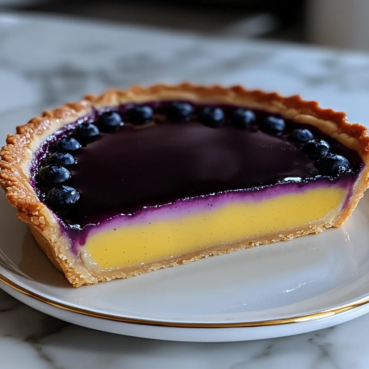 Blueberry–Lemon Curd Tart Recipe