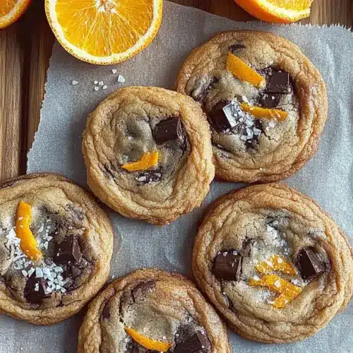 Orange Dark Chocolate Cookies