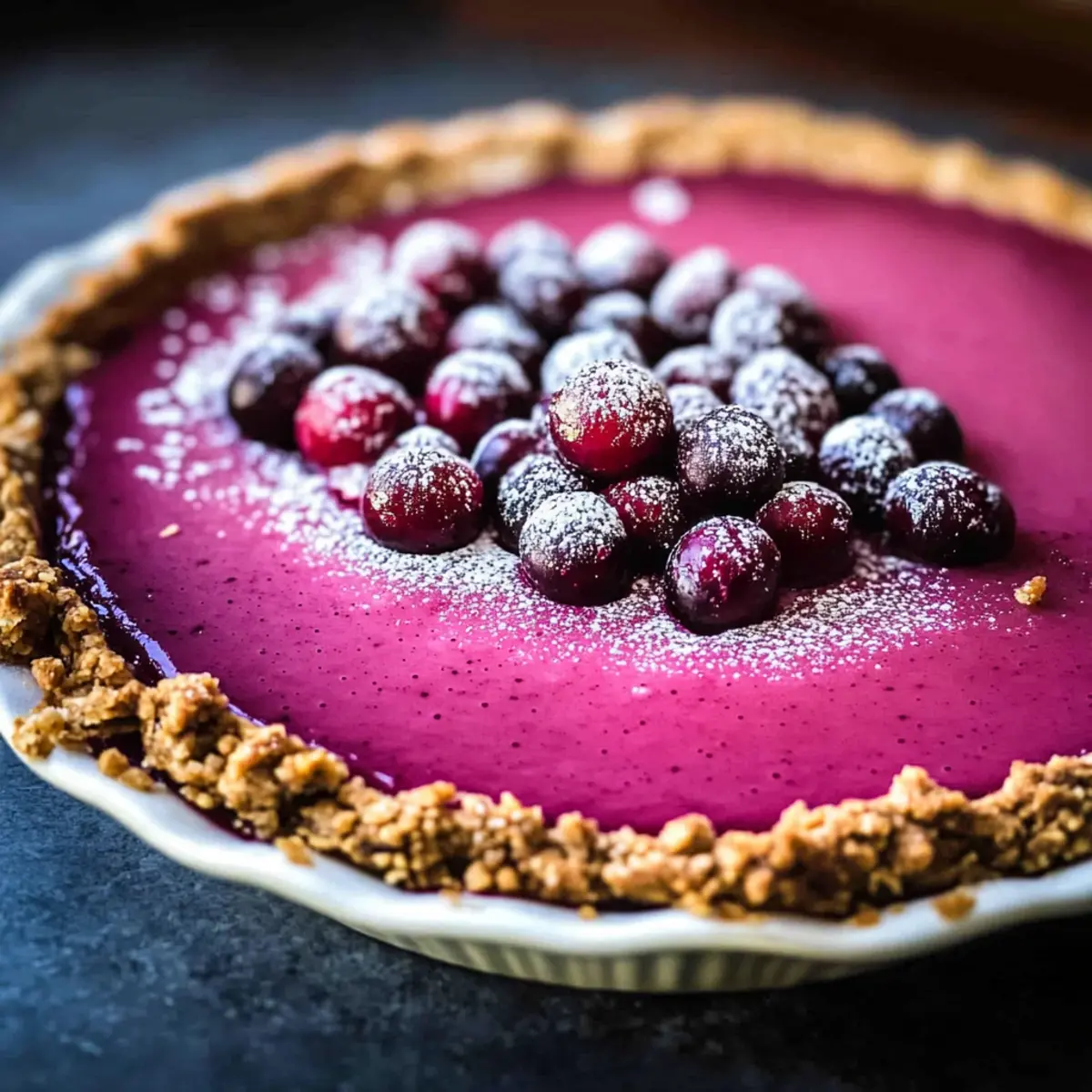 Cranberry Gingersnap Pie
