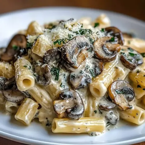 Gorgonzola Truffle Cream Mushrooms