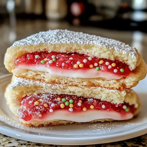 Strawberry Pop Tart Sugar Cookies