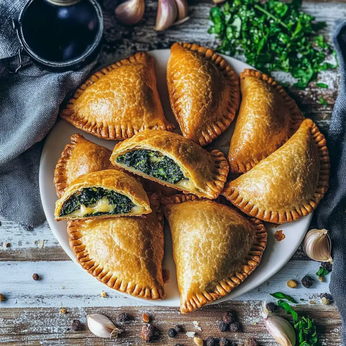 Vegan Empanadas with Spinach