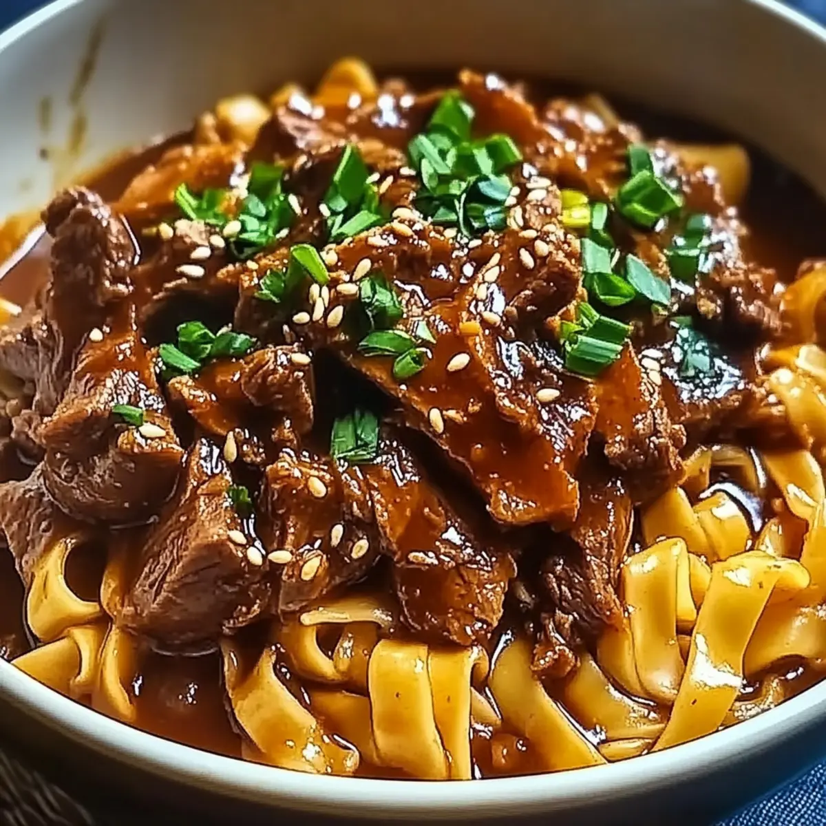 Korean Beef Noodles
